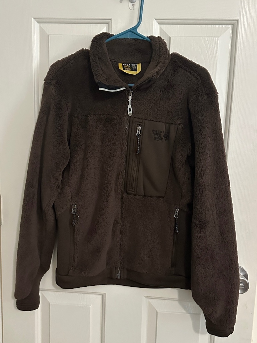 Brown Fleece Mountain Hardware Polartec Jacket - M